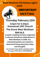 Christmas Lights in West Wickham